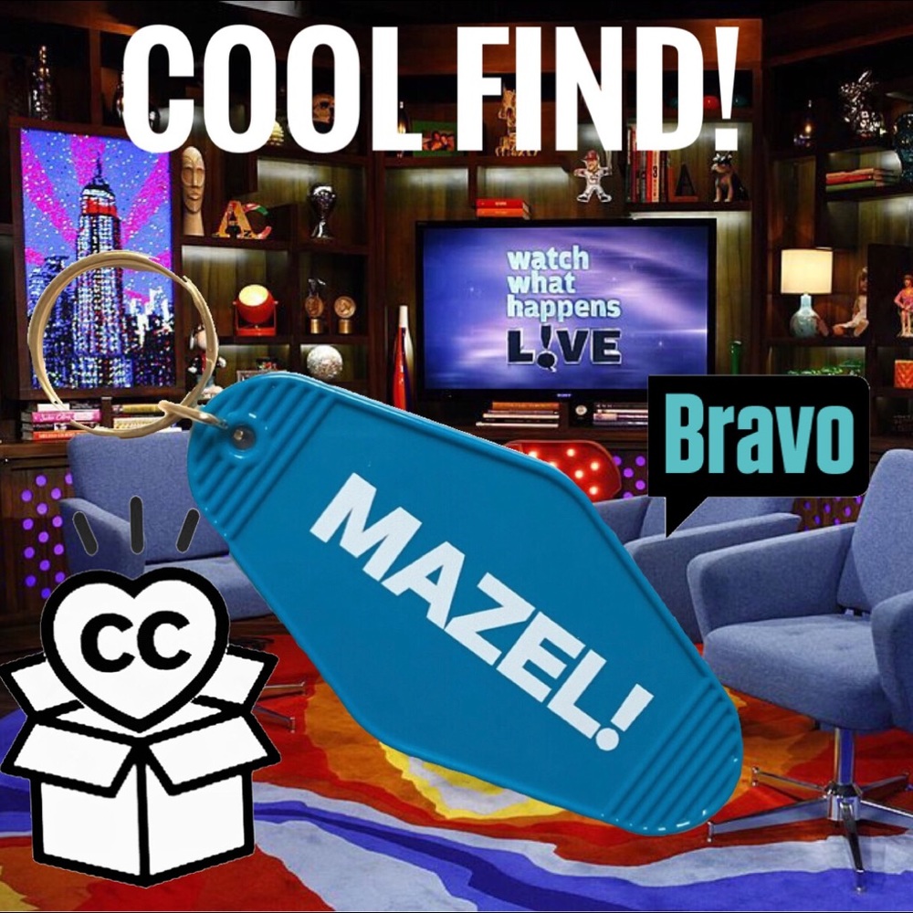 Cool Find! WWHL x Bravo TV Mazel Keychain